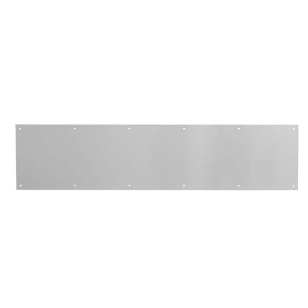 Kick Plate, 8 x 36 in., Satin Aluminum Single Pack